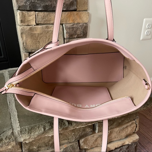 Tory Burch Gemini Link Canvas Small Top-zip tote bag in coastal pink - Picture 4 of 5